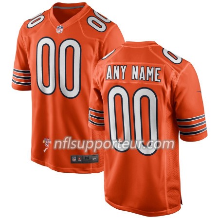 Maillot Homme Chicago Bears Personnalisé Nike Orange